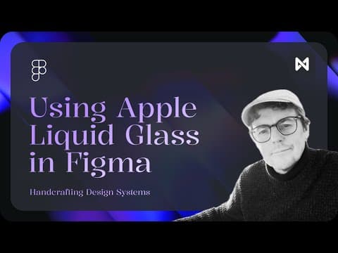 Using Apple Fluid Glass in Figma