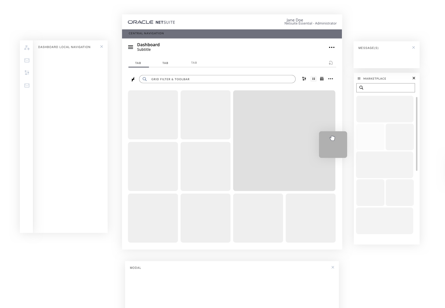 Application shell: the refreshed Netsuite frame