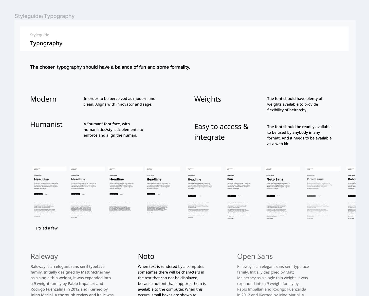 Typography studies: selecting a type stack with global script coverage