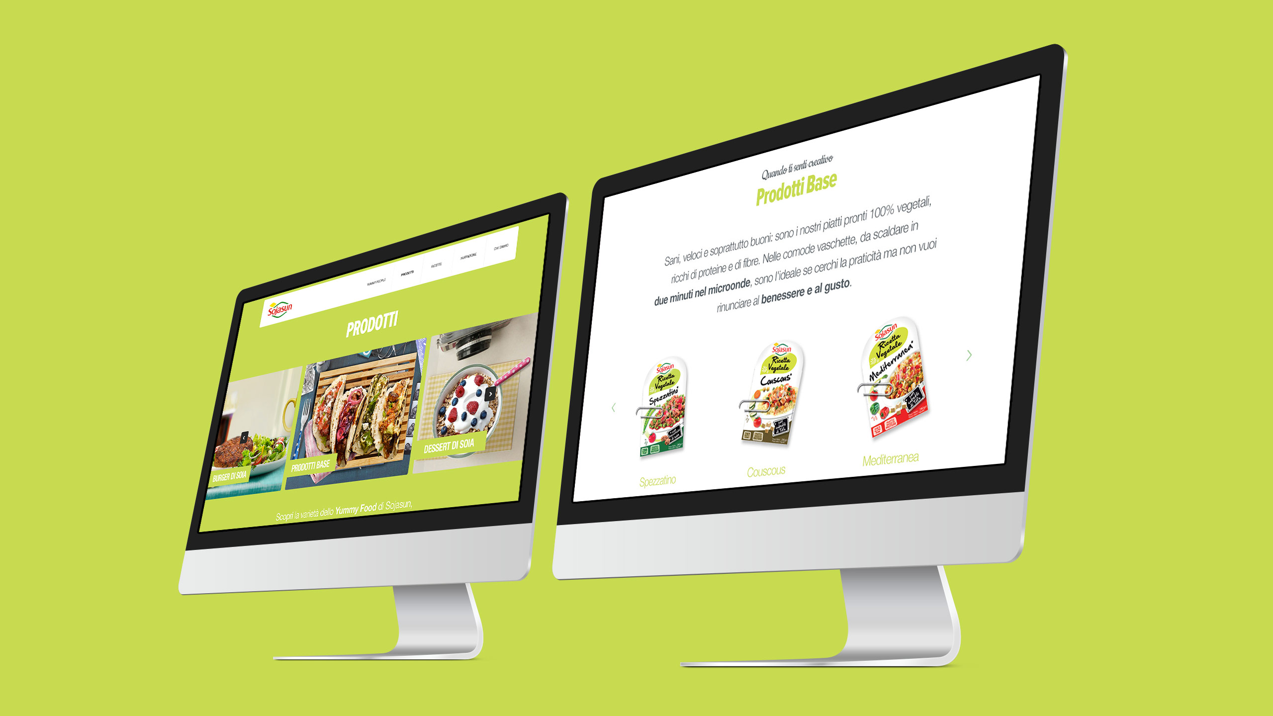 Sojasun site — homepage and product detail